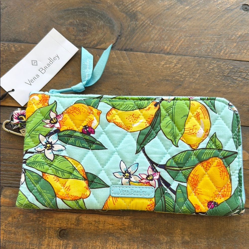 Vera Bradley Lemon Print Wallet